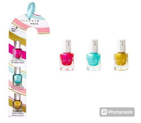SAL+BE - Wholesale Nail polish – Child - INUWET - INUWET MINI CANDY CANE - VINCANDY