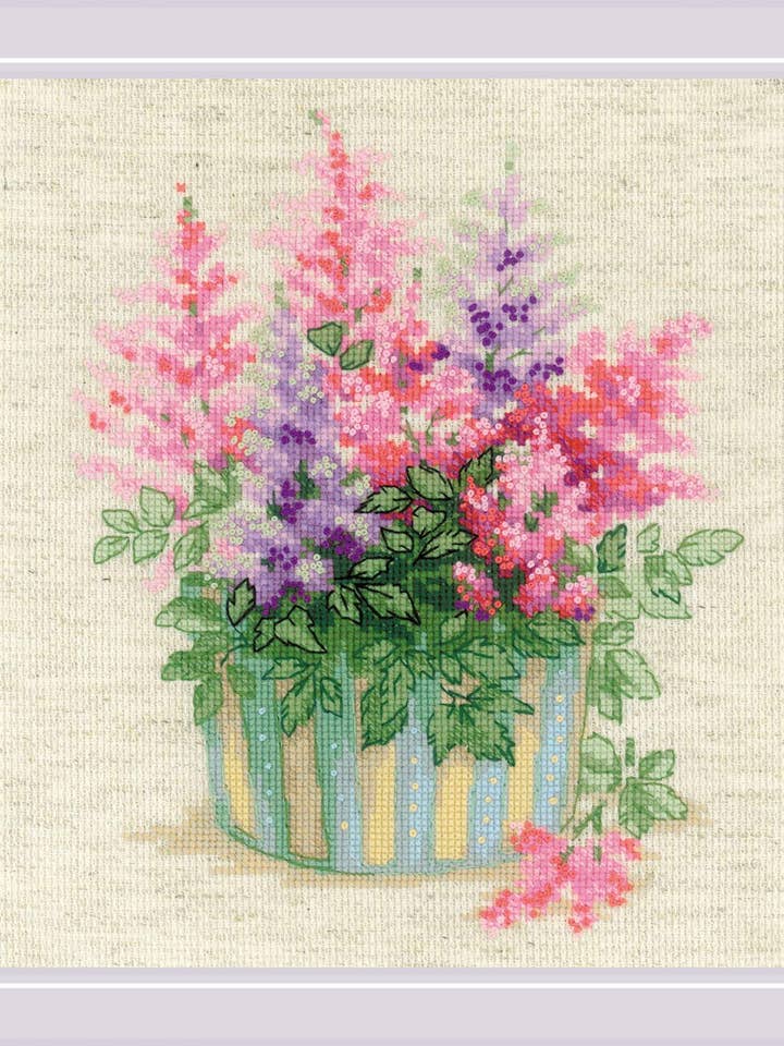 Kit Punto Croce di Riolis 2059 Astilbe per la vendita all'ingrosso da parte di RIOLIS