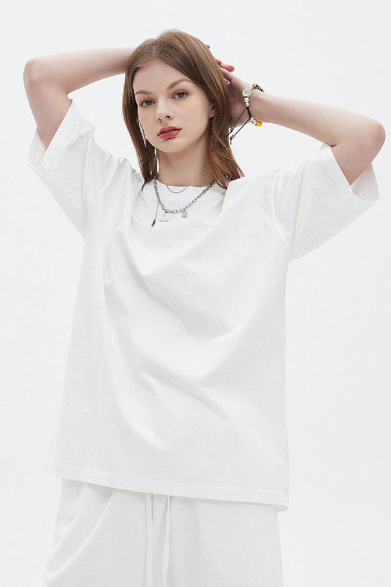 CZ Basics - Wholesale T-shirt - Uniseks - Oversized T-shirt met gewassen print25
