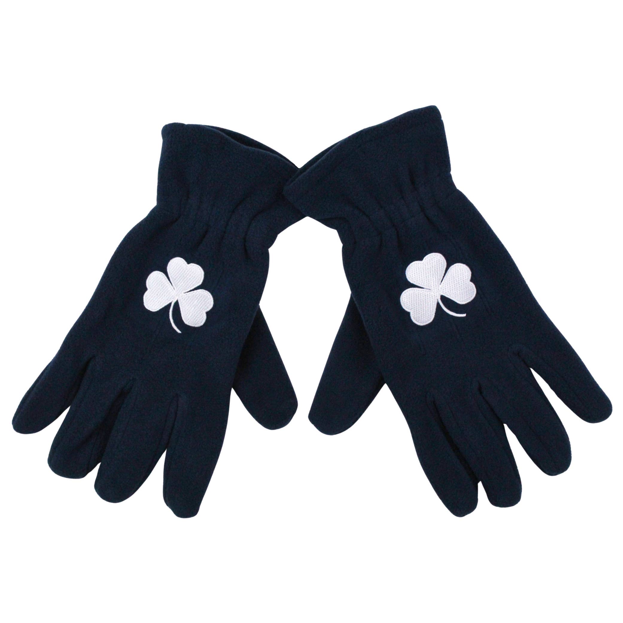 Donegal Bay - Wholesale Gloves - Unisex - Irish Navy Fleece Gloves - Shamrock0