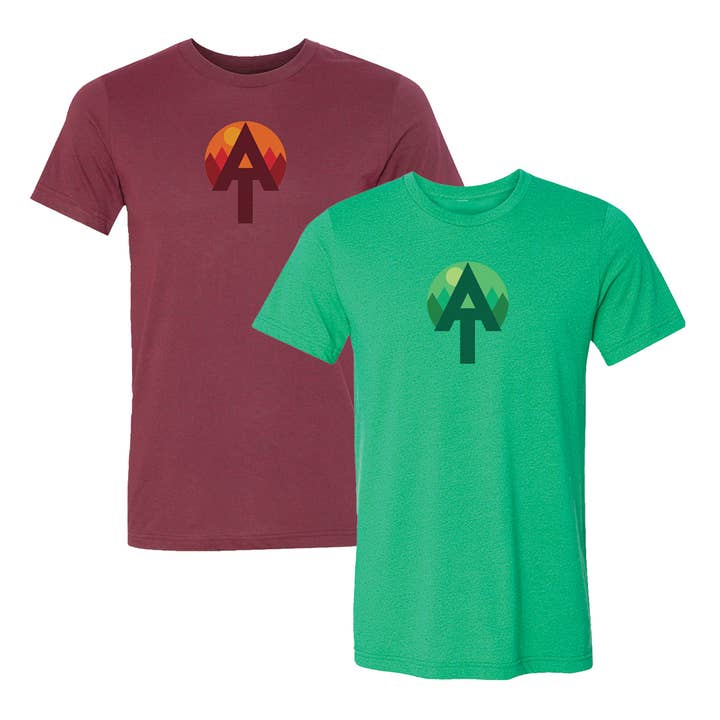 AT Symbol Short Sleeve Shirt for wholesale by Nature Bound Co