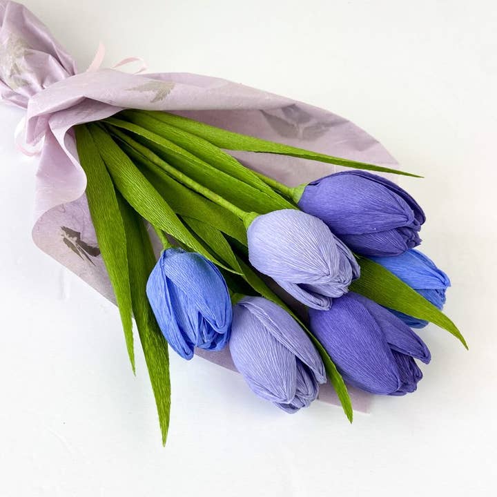 Papercraft Miracles LLC – Großhandel Künstliche Blumen – Tulpe Krepp-Papier-Blume
