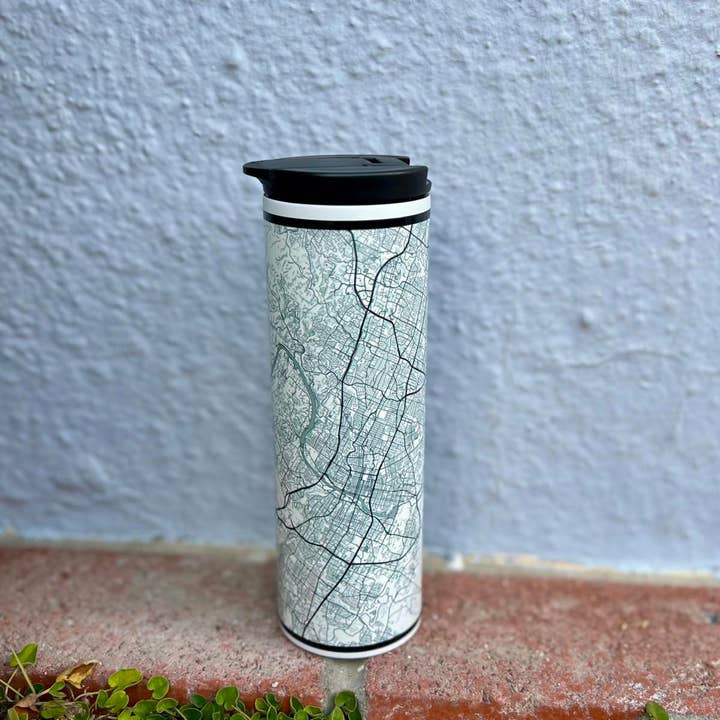 JACE.design - Wholesale Insulated Mug/Tumbler - Rialto CA Map Tumbler in Classic2