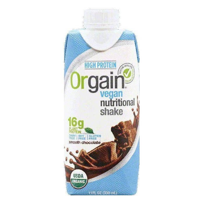 KeHE Distributors, LLC - Wholesale Powdered Health Drink - Orgain Smooth Chocolate Vegan Nutritional Shake, 11 OZ0