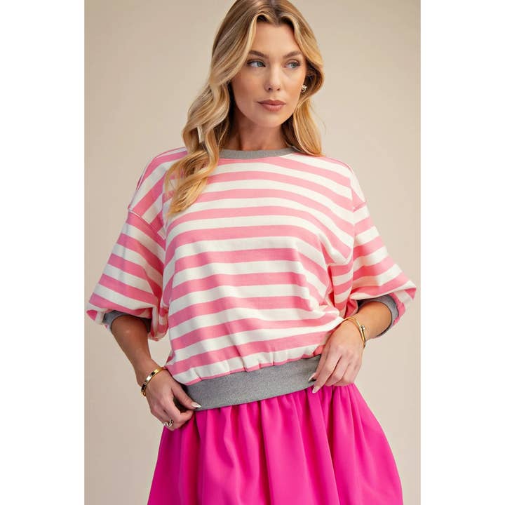 NEUES Sweatshirt mit Puffärmeln für den Großhandel von STYLE USA