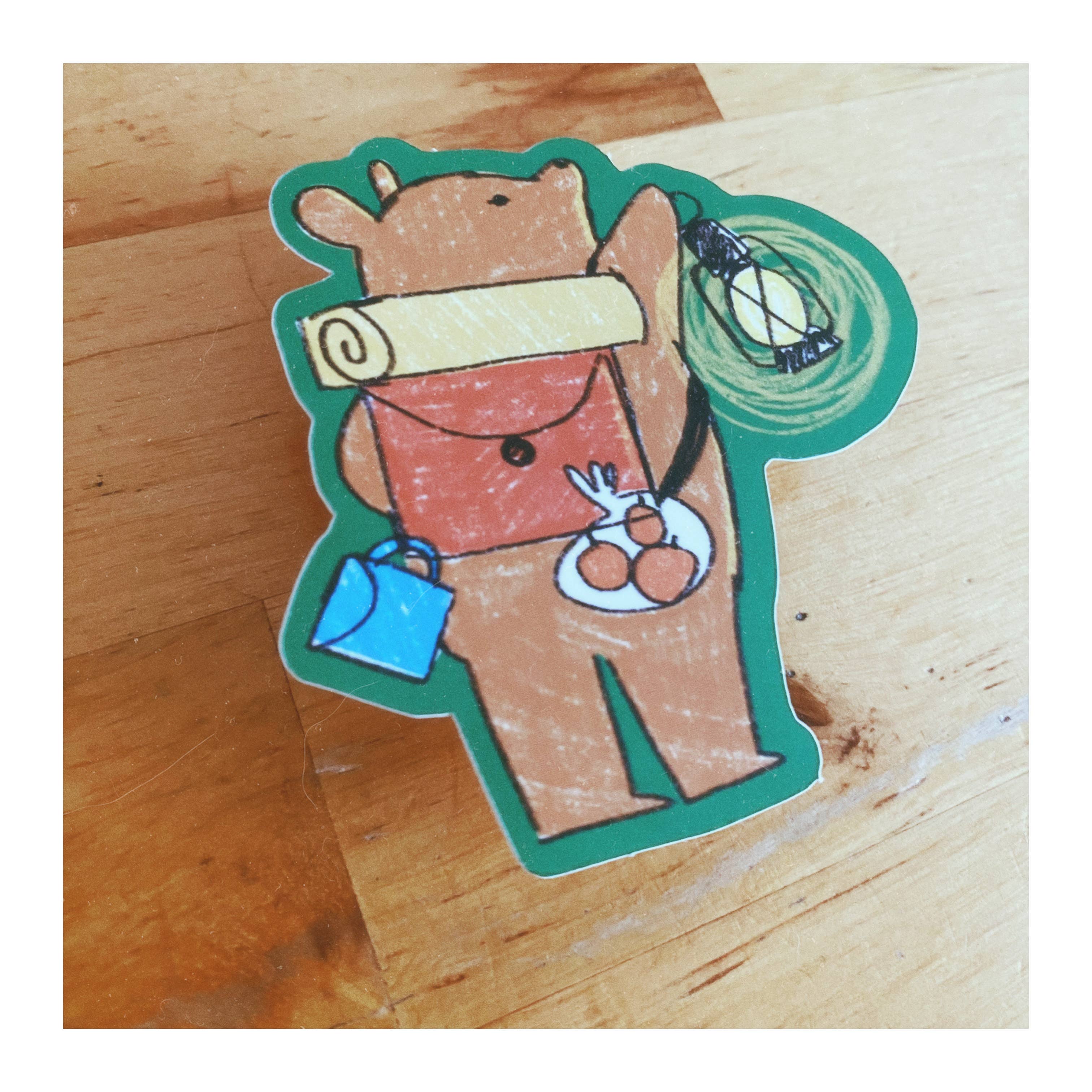 Sydney Warnes - Wholesale Sticker - Lantern Bear Sticker3