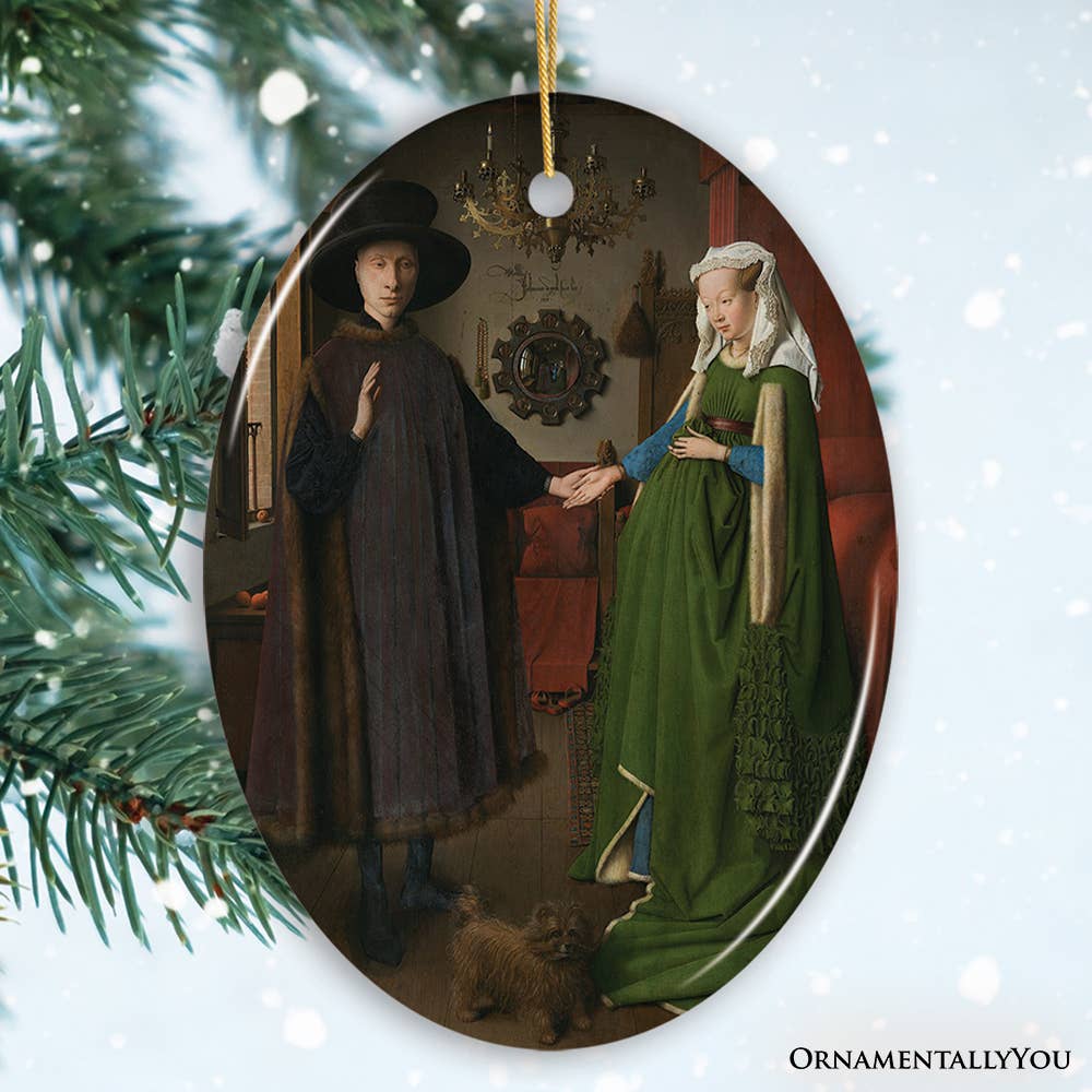 OrnamentallyYou - Wholesale Ornament - Jan van Eyck the Arnolfini Portrait Famous Painting Ornament0