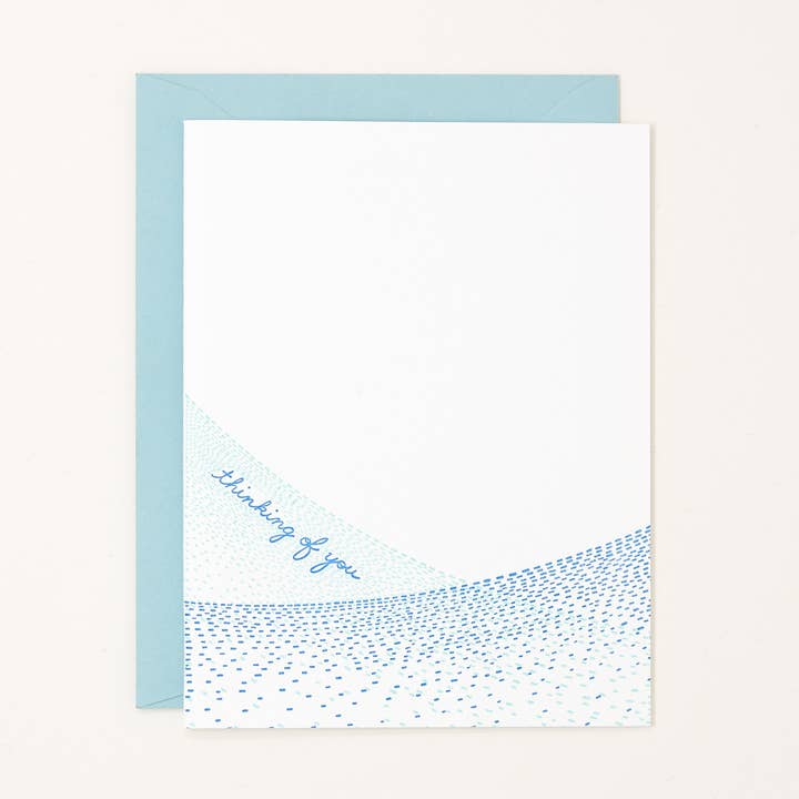 Thinking of You Waves Grußkarten, Box-Set für den Großhandel von Helen Edna