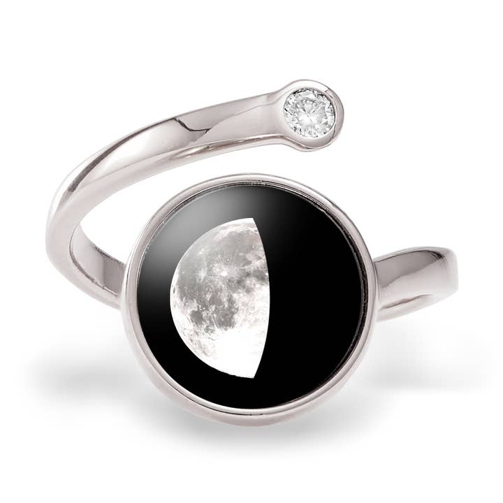 Kosmische Spiraalring (5D) van Moonglow Jewelry voor wholesale door Moonlight by Moonglow Jewelry