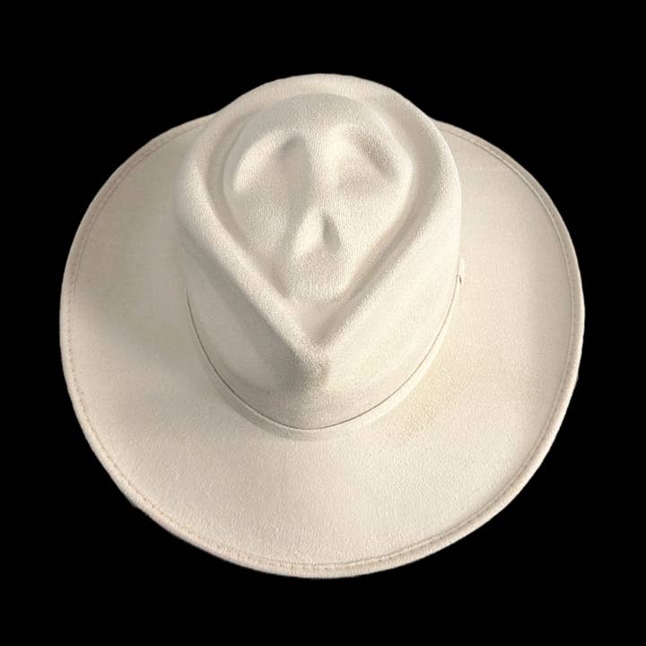 Nati Natash - Wholesale Fedora - Women's - Skull-Billy Style Vegan Suede Hat