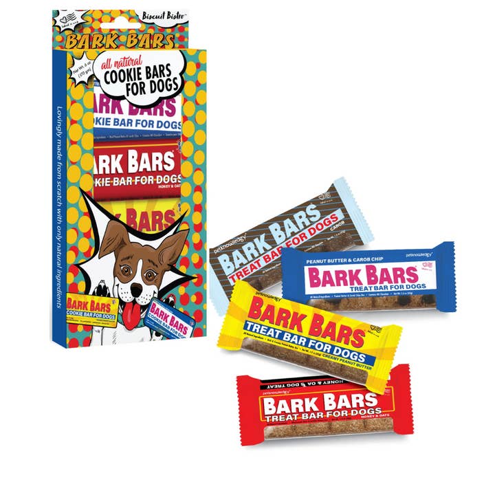 Elite Pet Distributors - Wholesale Hondenkoekjes - Hond - Spunky Pup Bark Bars Assorti 4-pack1