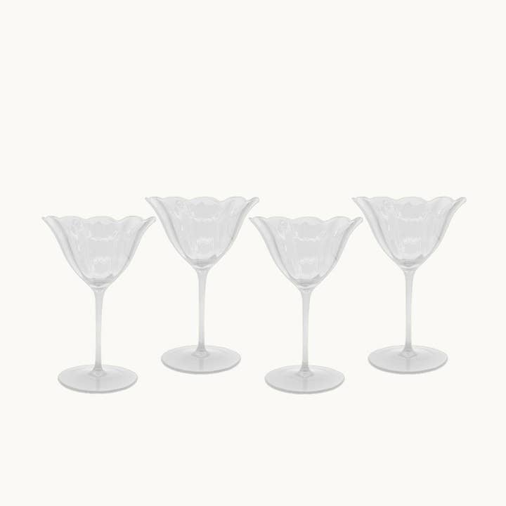 Lily clear wine glasses (set of 4) for wholesale by Duggan Society