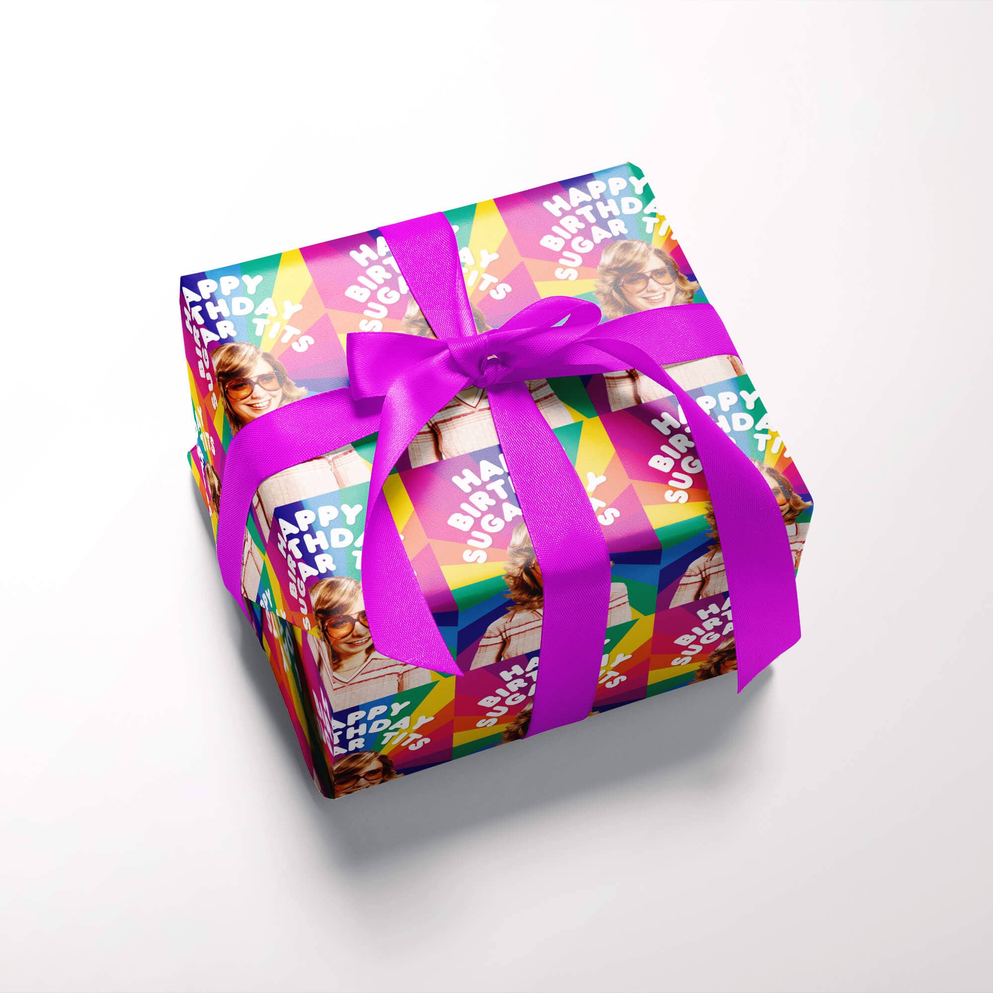 Dean Morris Cards - Wholesale Flat Wrap - Happy Birthday Sugar Tits Gift Wrap2