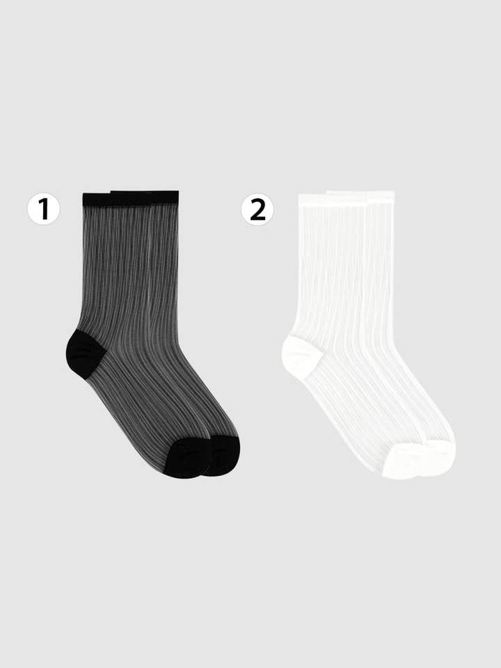 Women's Crew Sheer Mesh Loose See-Through Socks and other Purchase Wholesale mesh socks. Free Returns & Net 60 Terms on Faire trending on Faire.