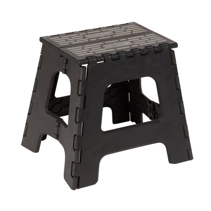 Black+Decker Tritthocker, zusammenklappbar, 13 Zoll, Dunkelgrau/Grau für den Großhandel von Vanderbilt Home Collections