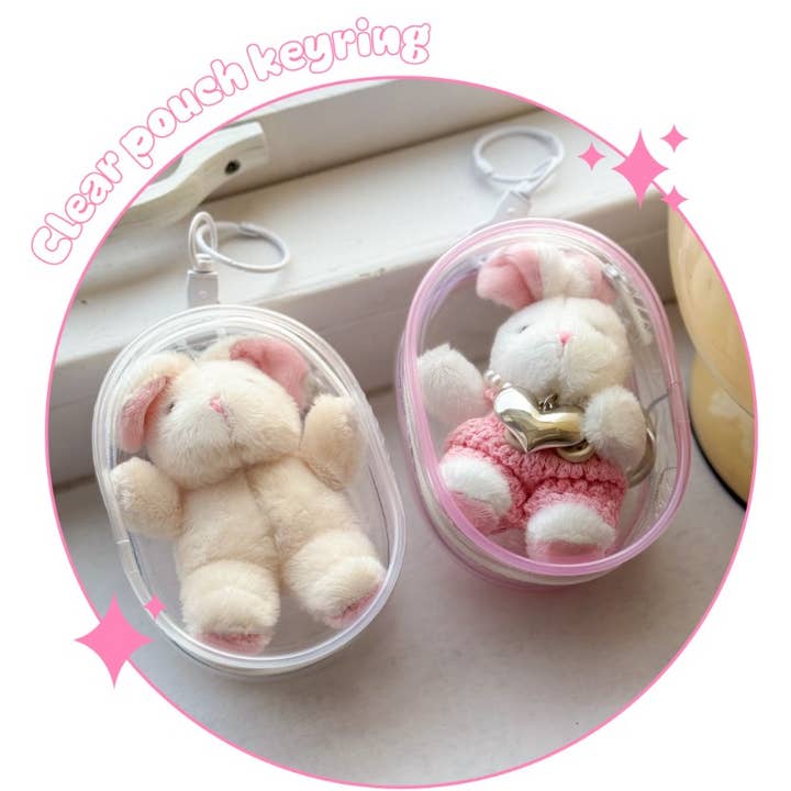 Collectable Toy Clear Gacha Pouch Storage - Bag Charm for wholesale on Faire4
