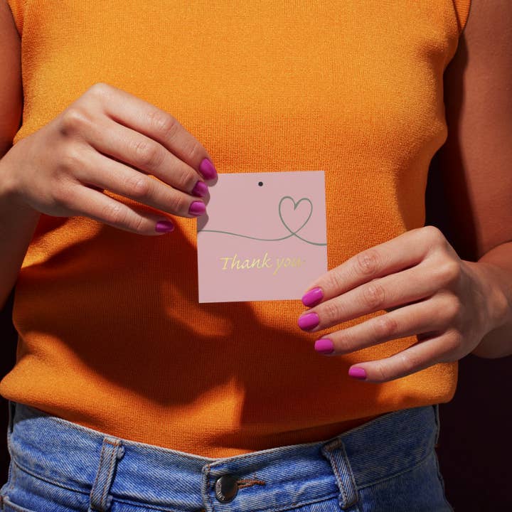 Mini Art Products – postal de agradecimento por atacado – Cartão de presente – Obrigado – 20 Unidades1