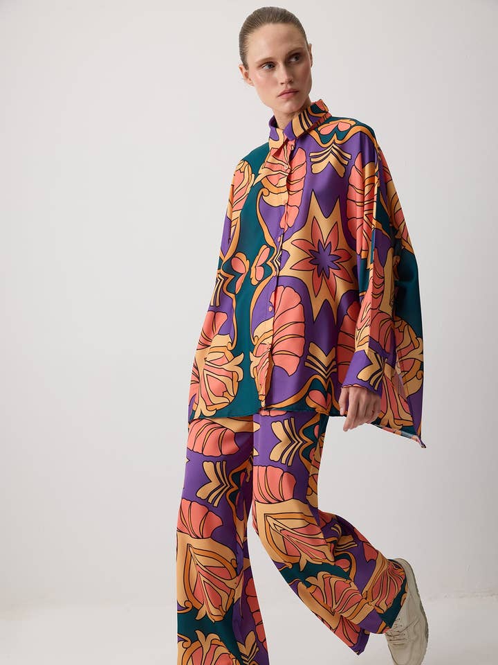 GEMUSTERTES HEMD UND HOSE SET für den Großhandel von Touché Privé EU