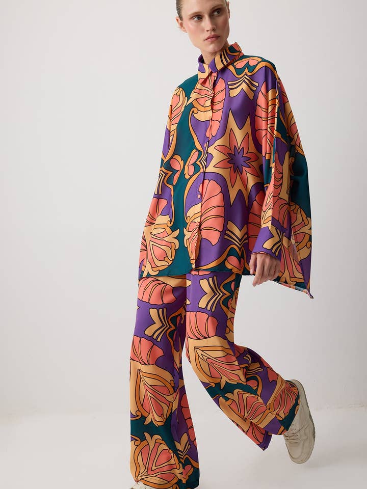 GEMUSTERTES HEMD UND HOSE SET für den Großhandel von Touché Privé EU