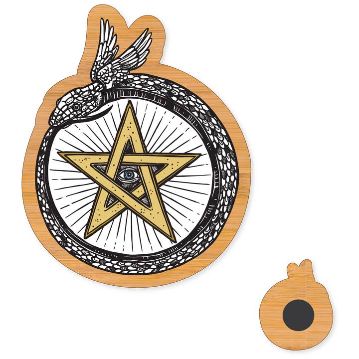 Morris Magnets - Wholesale Magnet - Magnet - Pentacle Ouroboros2