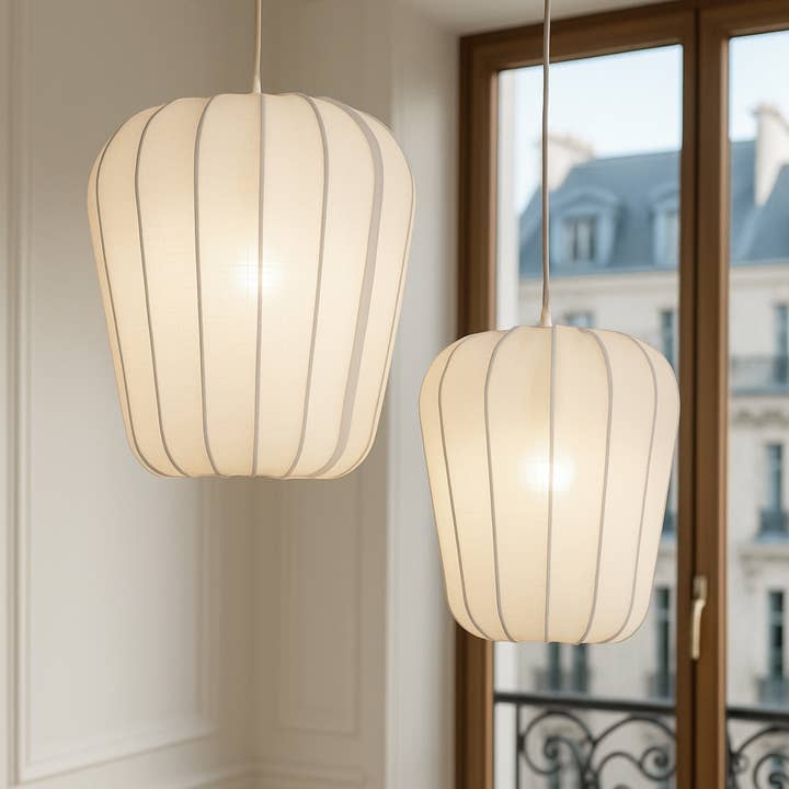 HVID BOMULDSTRÅD SUSPENSION D34XH33CM ALBA for engroshandel hos Now's Home