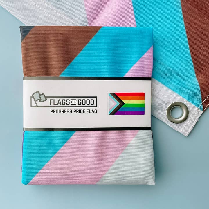 Flags For Good - Wholesale Flag - Progress LGBTQ+ Pride Flag