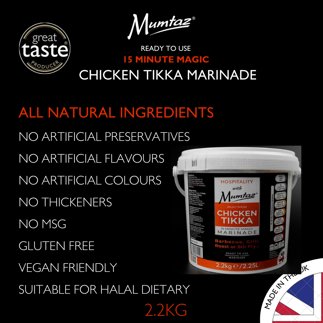 Mumtaz – wholesale Marinade – Mumtaz Chicken Tikka Marinade - 2.2kg Party Size Bucket3