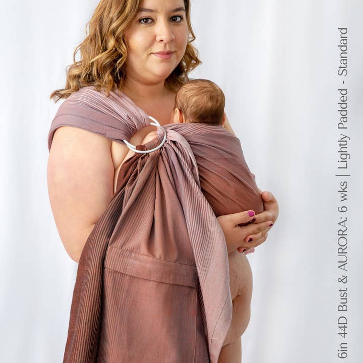 Maya Wrap - Wholesale Baby Wrap/Sling - Currant Ombré Lightly Padded Ring Sling