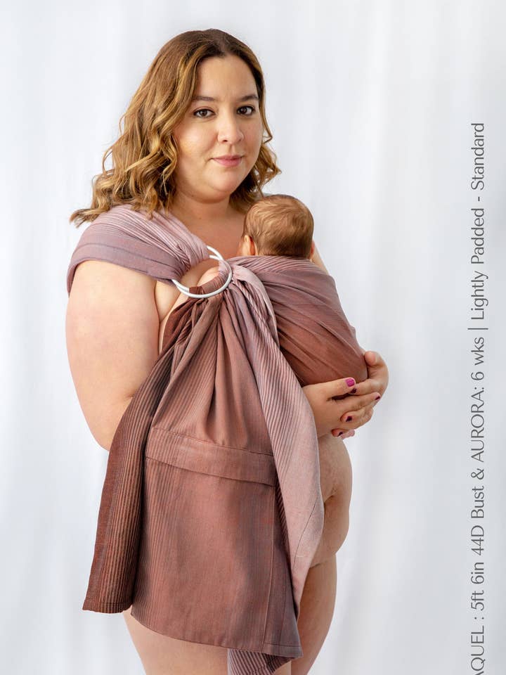 Eslinga de anel levemente acolchoada de groselha Ombré por atacado de Maya Wrap