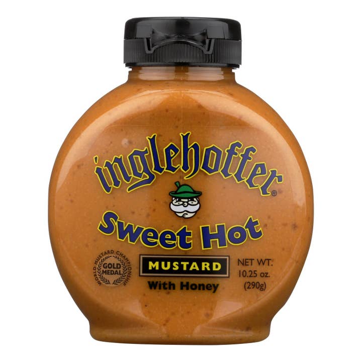 Inglehoffer - Mustard - Sweet Hot - 10.25 oz - case of 6 for wholesale by Everyday Supply Co