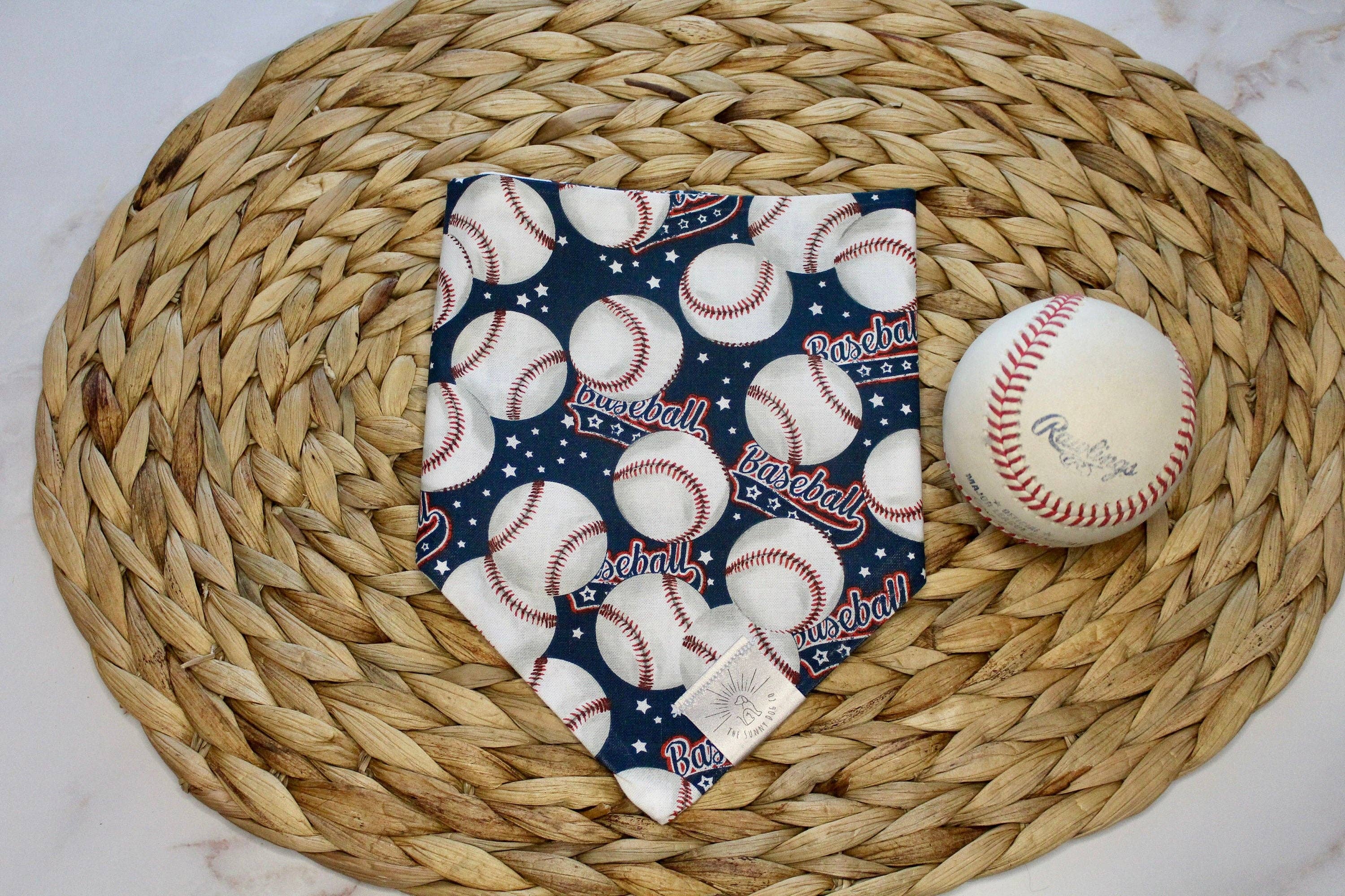 The Sunny Dog Co - Wholesale Pet Bandana - Dog - Baseball Dog Bandana3
