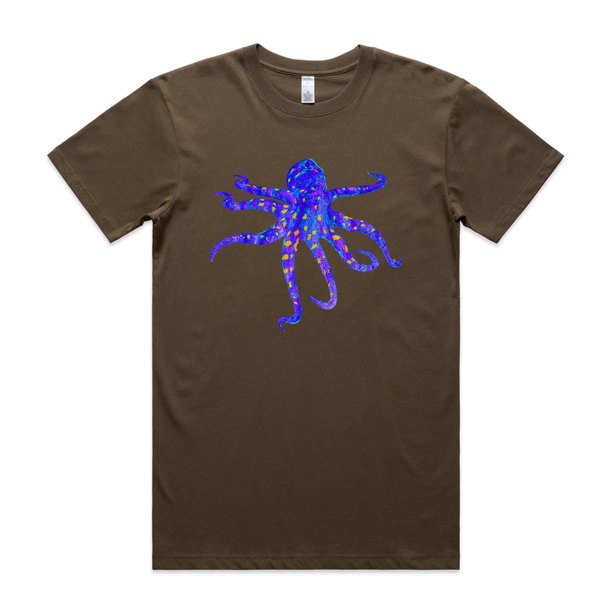 High Tees - Wholesale Screen Printed T-Shirt - Unisex - Blue Ringed Octopus T shirt6