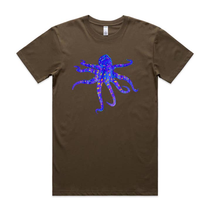 High Tees - Wholesale Screen Printed T-Shirt - Unisex - Blue Ringed Octopus T shirt6