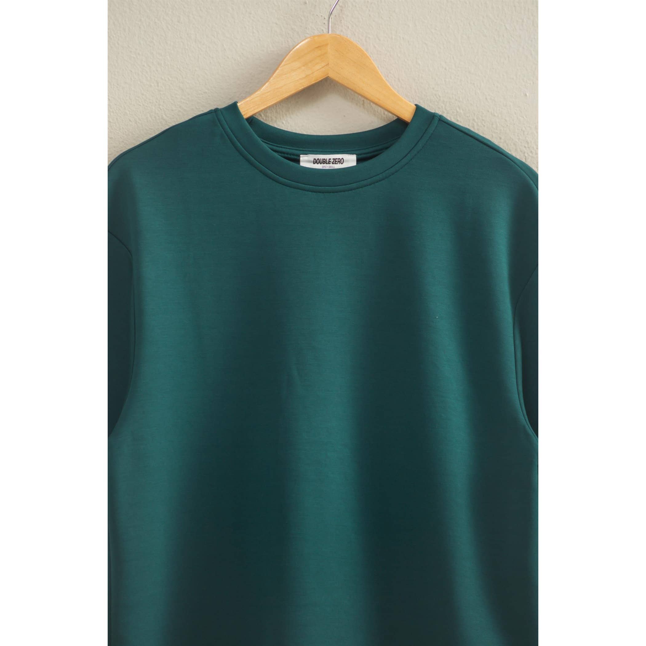 HYFVE - Wholesale Shirt - Women's - Double Knit Drop Shoulder Everyday Basic Top20