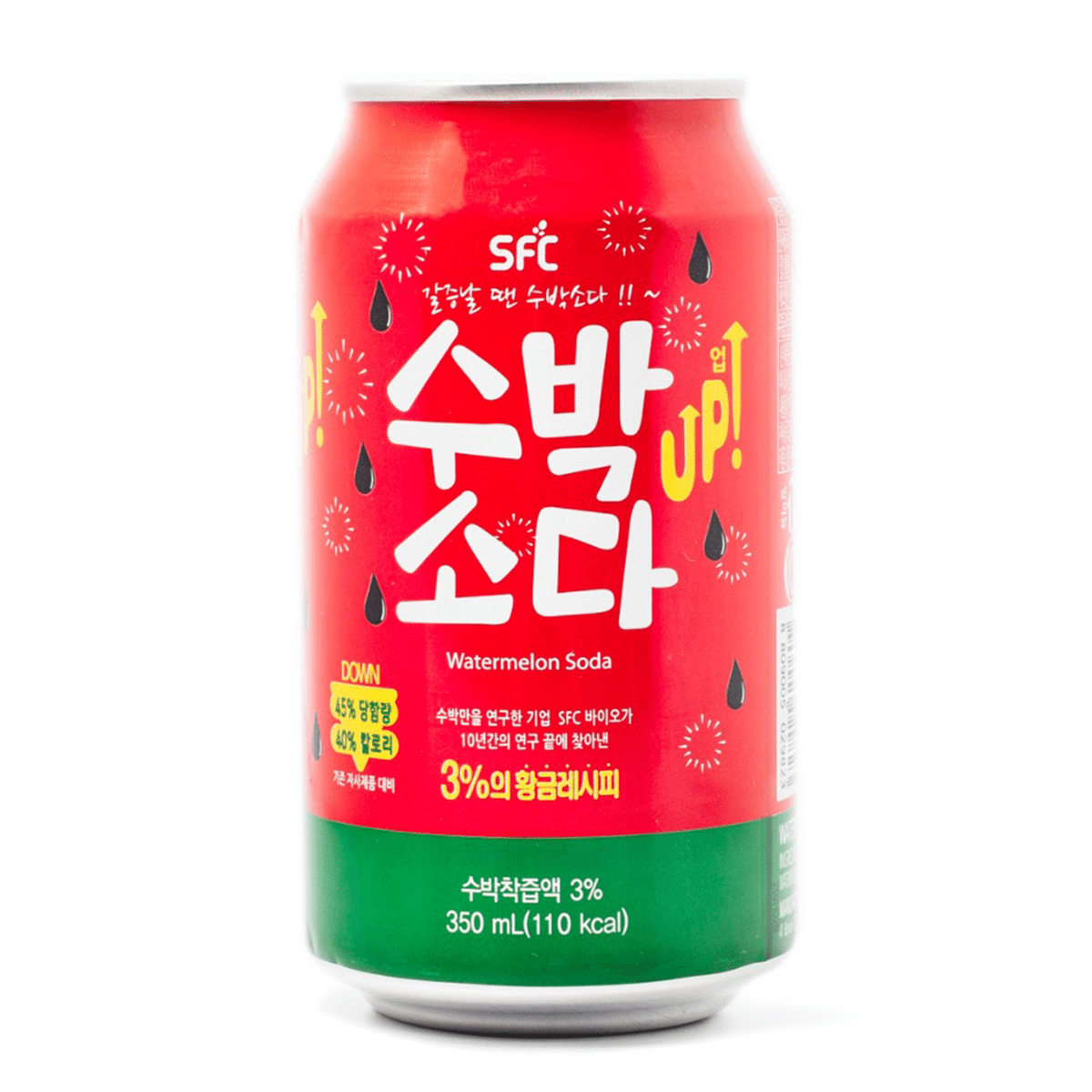 Global Bite Co - Wholesale Soda/Carbonated Drink - SFC Watermelon Flavored Soda Drink 350ml (Korea)1