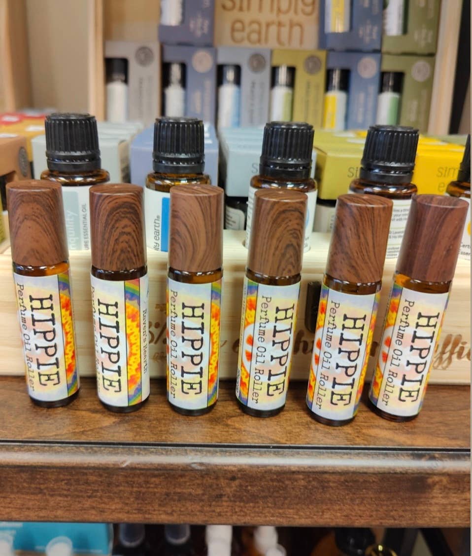 Raven’s Hearth - Wholesale Cologne Roll On - Hippie Perfume Oil Roller | Patchouli, Rose & Sandalwood1