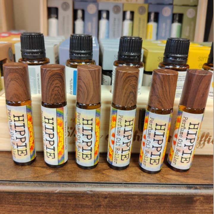 Raven’s Hearth - Wholesale Cologne Roll On - Hippie Perfume Oil Roller | Patchouli, Rose & Sandalwood1