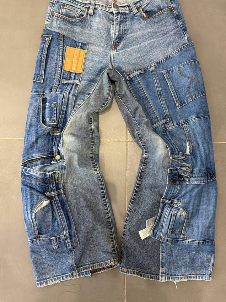 Levis Patch Jeans for wholesale by LAB22