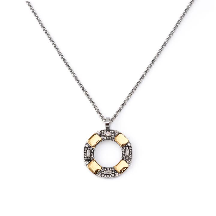 Long Steel Necklace GKN250408072 for wholesale by Shebiju