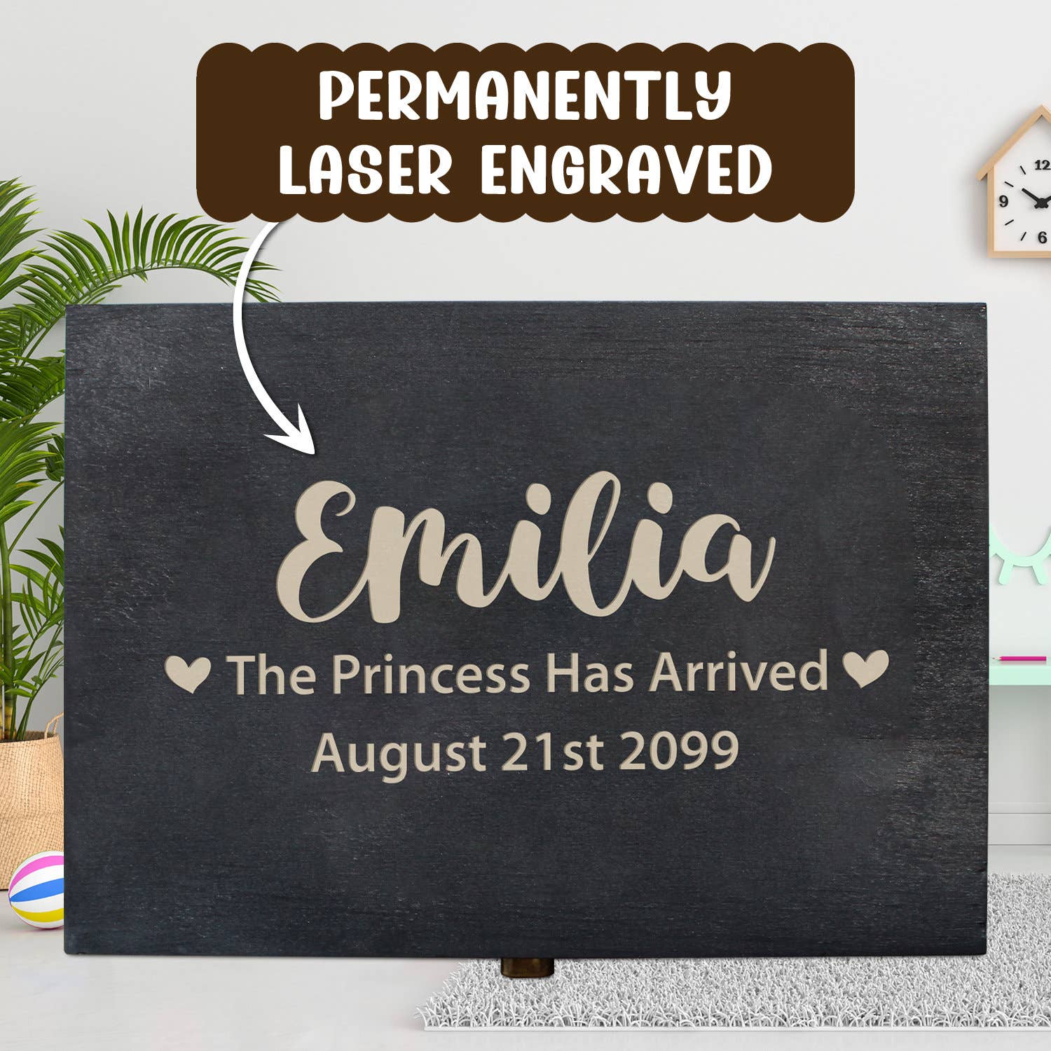 Engrave My Memories - Wholesale Keepsake Box - Kids & Baby - Personalized Baby Memory Box,Wooden Baby Keepsake Box Gift2