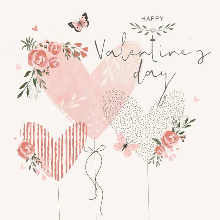 Glad Alla hjärtans dag, handgjorda gratulationskort för wholesale av The Handcrafted Card Company