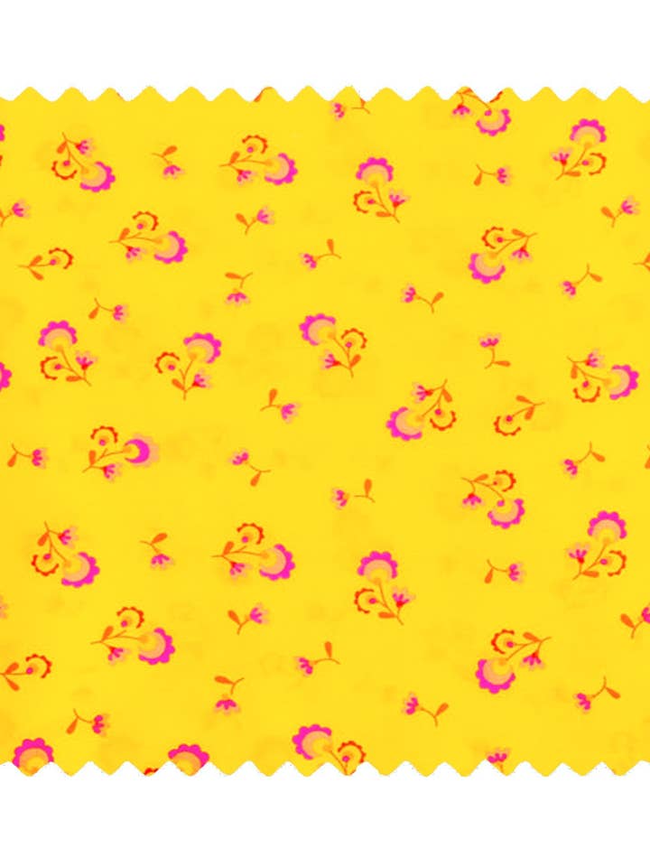 15m Iliska yellow oilcloth for wholesale by Petit Pan