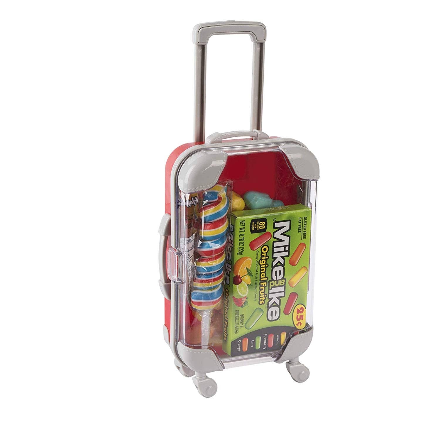 Hammont - Wholesale Party Favor Bag/Box - Mini Suitcase Candy Box 4 Pack 5.5"X3.5"X1.5" Red2
