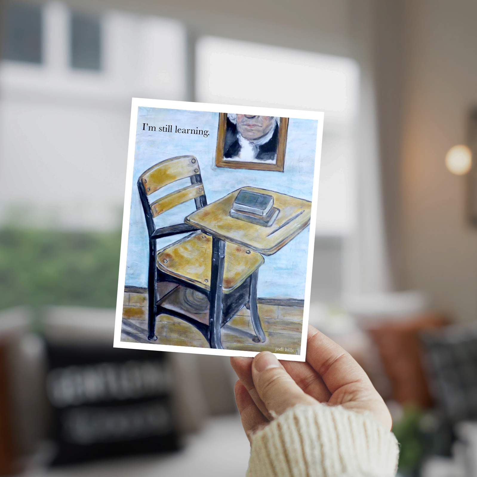 Studio J by Jodi Hills - Wholesale Everyday Greeting Card - still learning ⎮ Americana Greeting Card1