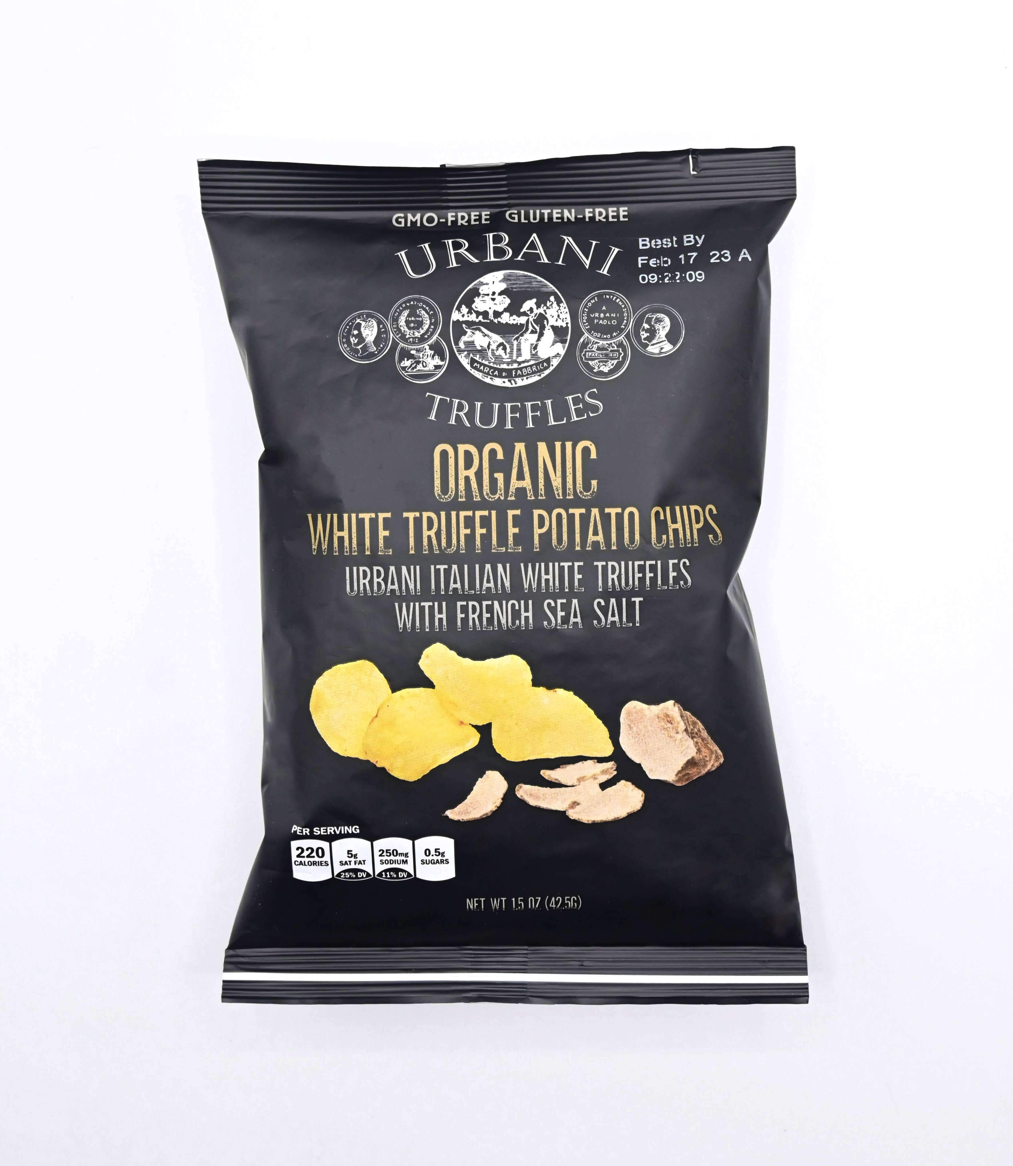 Urbani Truffles - Wholesale Chips - Organic White Truffle Potato Chips (Single Serve)