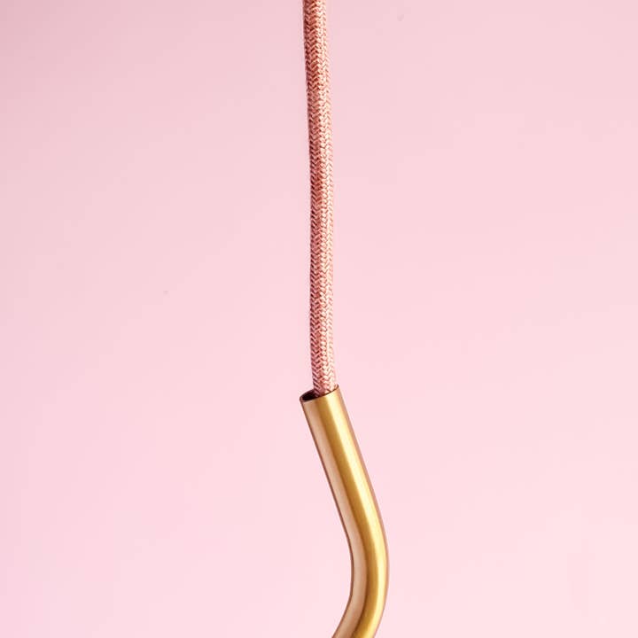 Mono - Wholesale Chandelier/Hanging Light - Frida Hanging Lamp | Handmade Jesmonite | green rose cable2