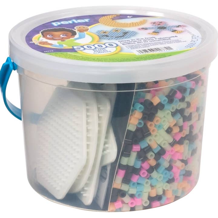 Perler Sm Bucket - Glow in the Dark for wholesale by Anker Play Products