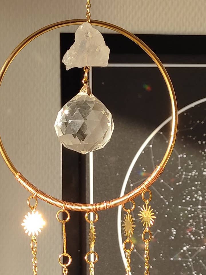 Sonnenfänger Herz aus Selenit für den Großhandel von Astal