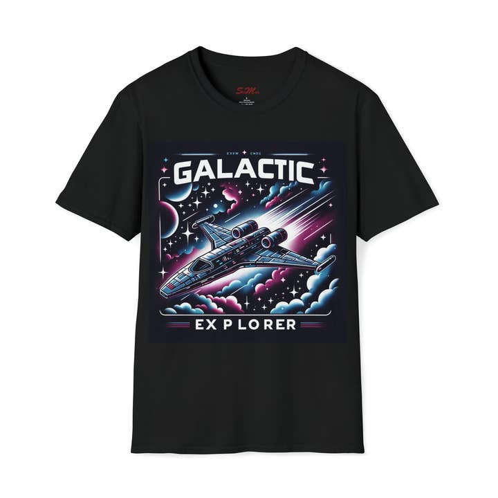 GALACTIC EXPLORER Unisex Softstyle T-Shirt for wholesale by StickMuze