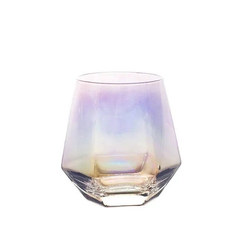 Kiyo Home - Wholesale Drinking Glass/Cup - Glass Drinkware 5-Piece Set | Hexagonal Glassware Set2
